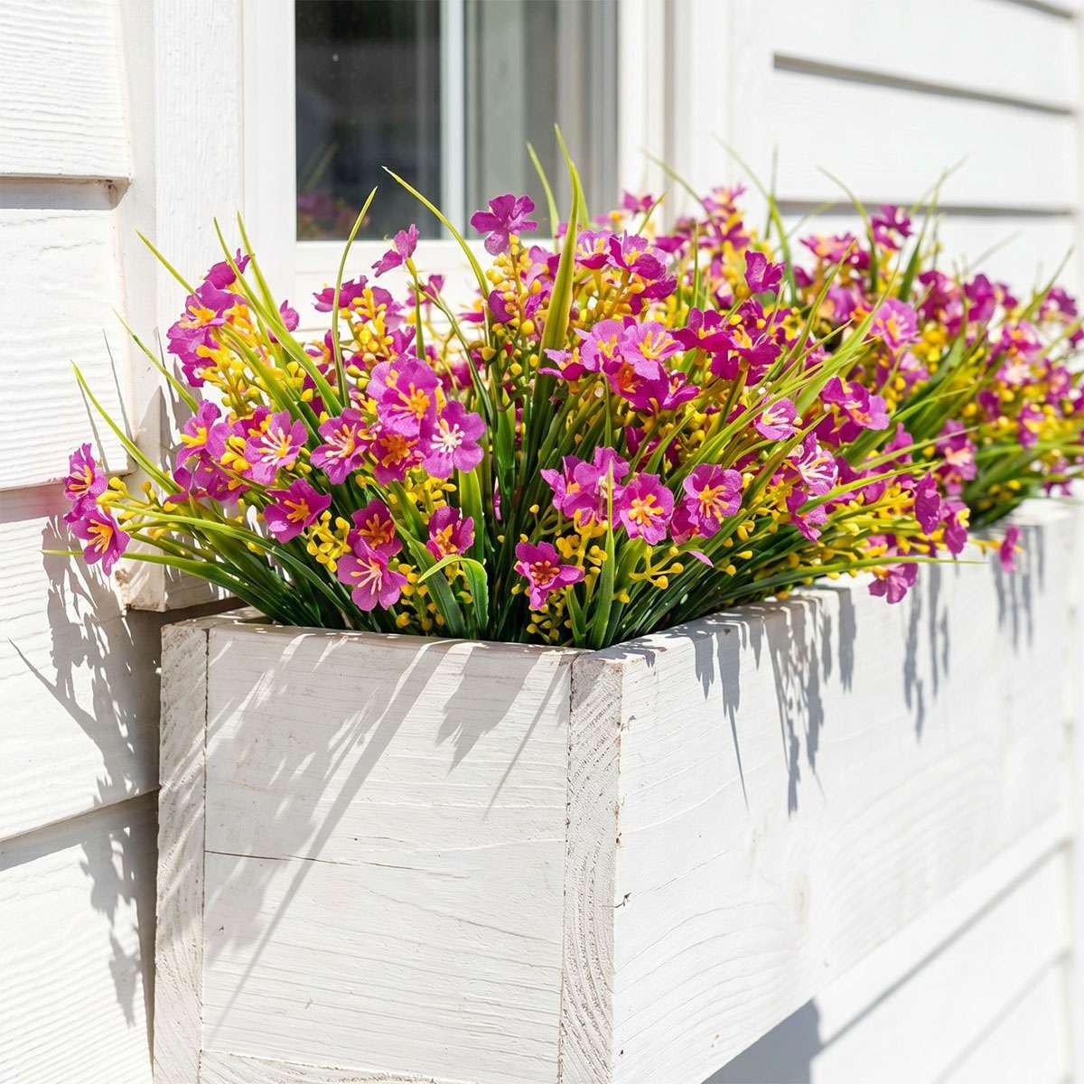 2-10 Artificial Flowers Fake Outdoor UV Resistant Boxwood Plants Shrubs Decor US