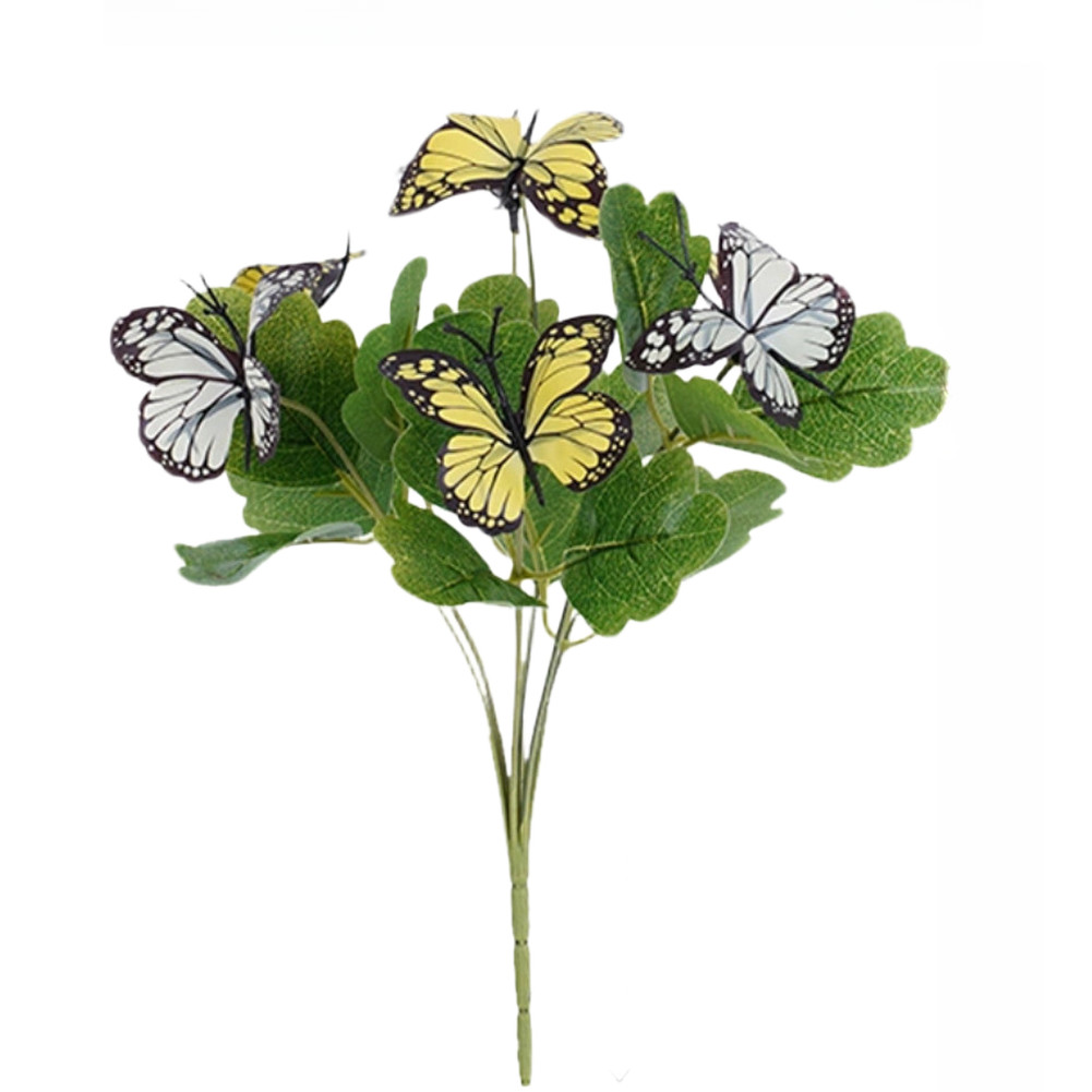3D Printed Artificial Butterfly Orchid Flowers Wedding Decoration Fake Floral