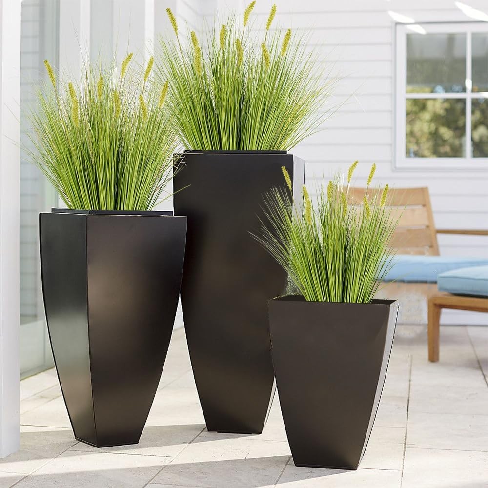 Artificial Plants 6PCS 27“ Fake Tall Onion Grass Faux Plant,Artificial Grass