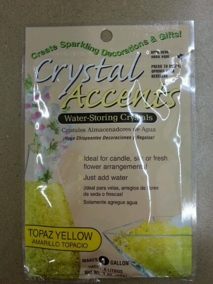 Crystal Accents Water – Storing Crystals – PURCHASING ONLY ONE PACKET -LMK Color