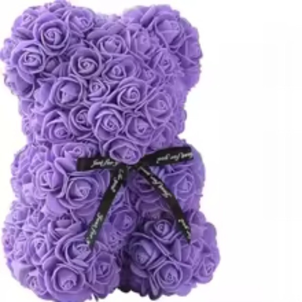 2025 New Artificial Flower Eternal Rose Teddy Bear for Valentine Day Birthday