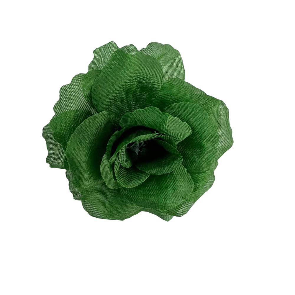 25 Pcs 3 Inch Artificial Rose Flower Heads Silk Wedding Party DIY Craft