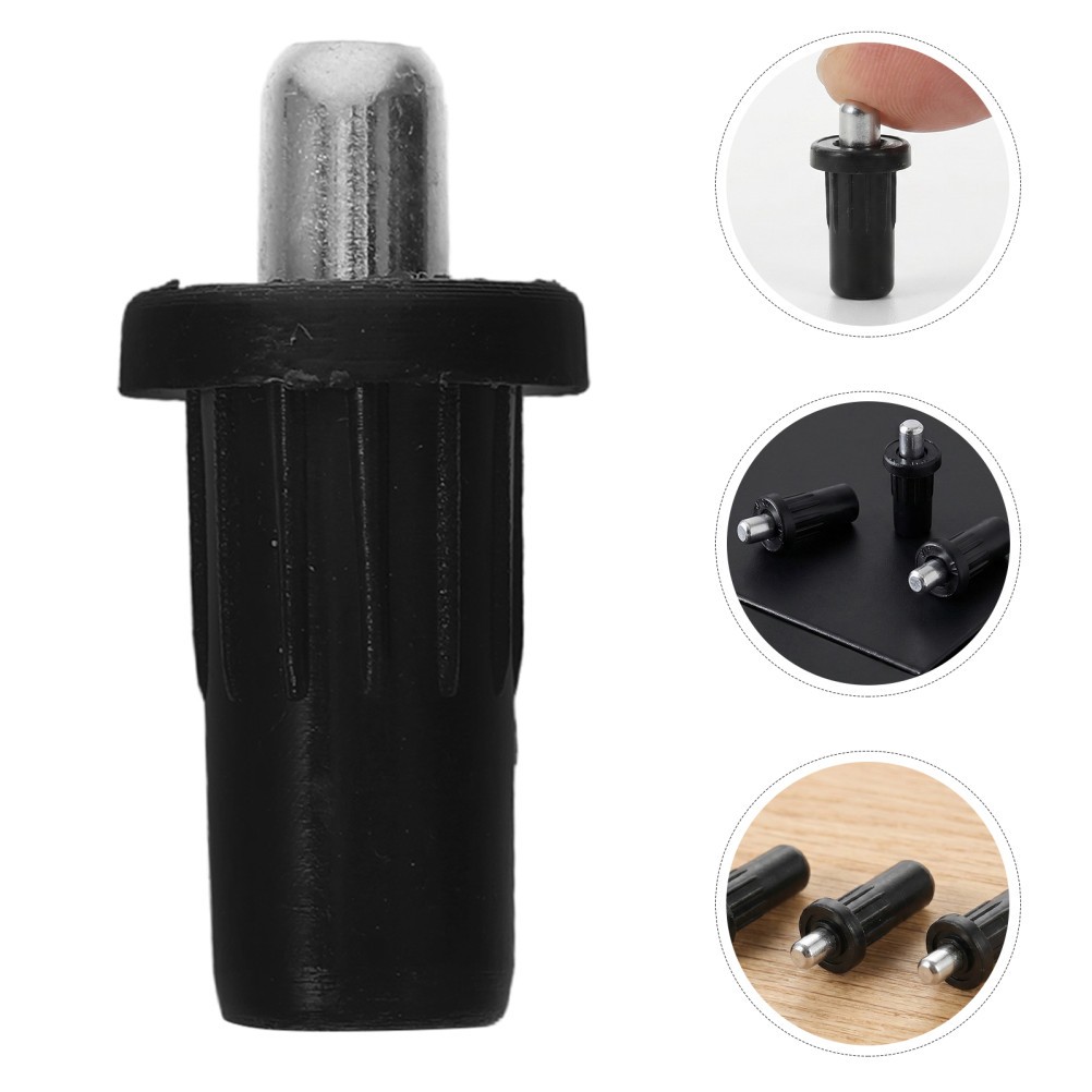100pcs Spring Loaded Cabinet Door Pin, Furniture Fittings Connector Telescopic