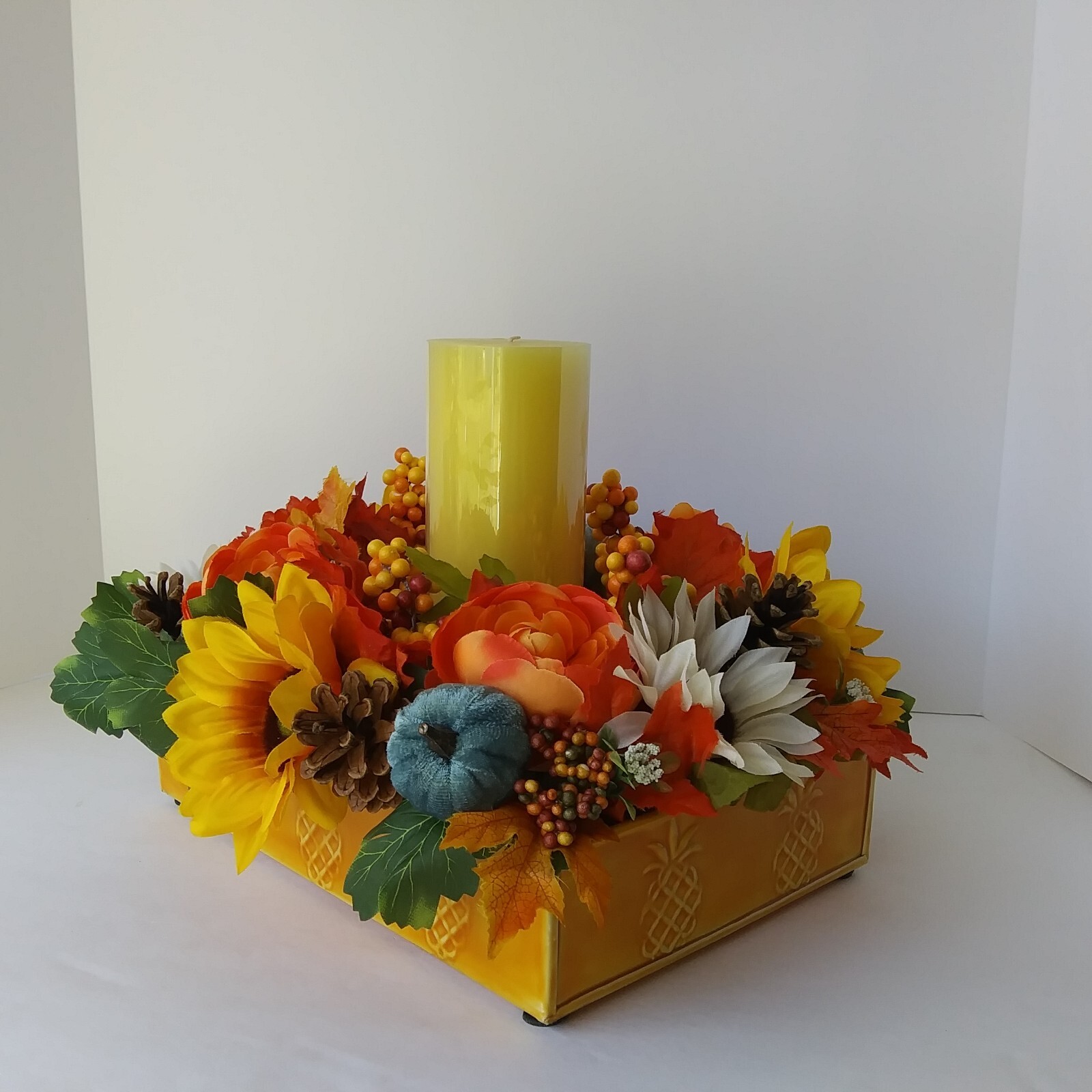 HandmadeThanksgiving Floral Centerpiece Fall Floral Arrangement Fall Decor