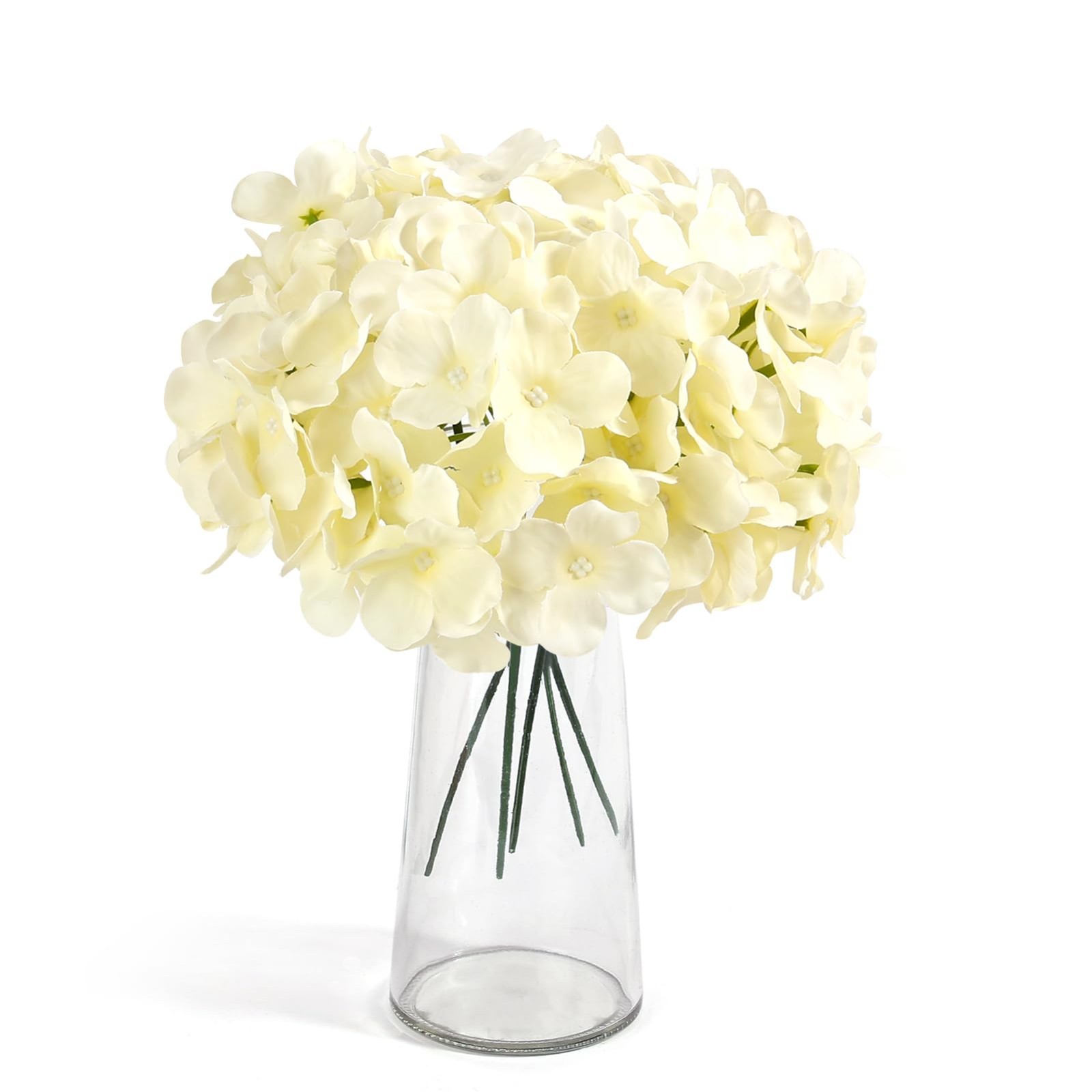 404PCS Hydrangea Artificial Flowers – Lifelike Silk Flower Heads & Stems for Wed