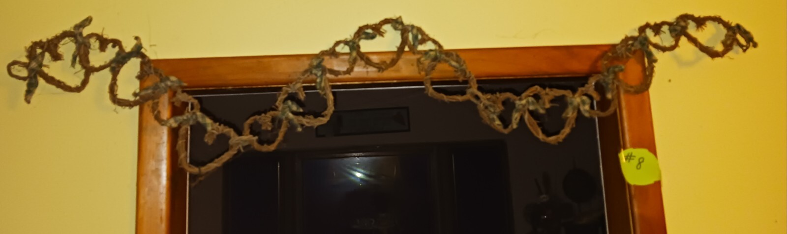 Farmhouse Rustic GRAPEVINE Twig Swags Approx 5ft Hearts Stars Butterflies Bows