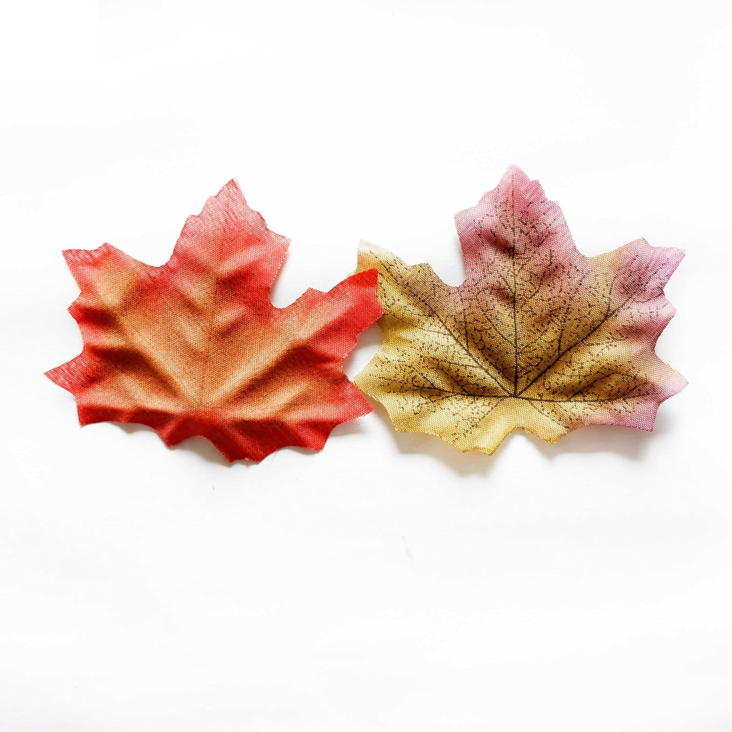 Separated Fake Fall Leaves Artificial Autumn Maple Leaf Room Decor for Home Part