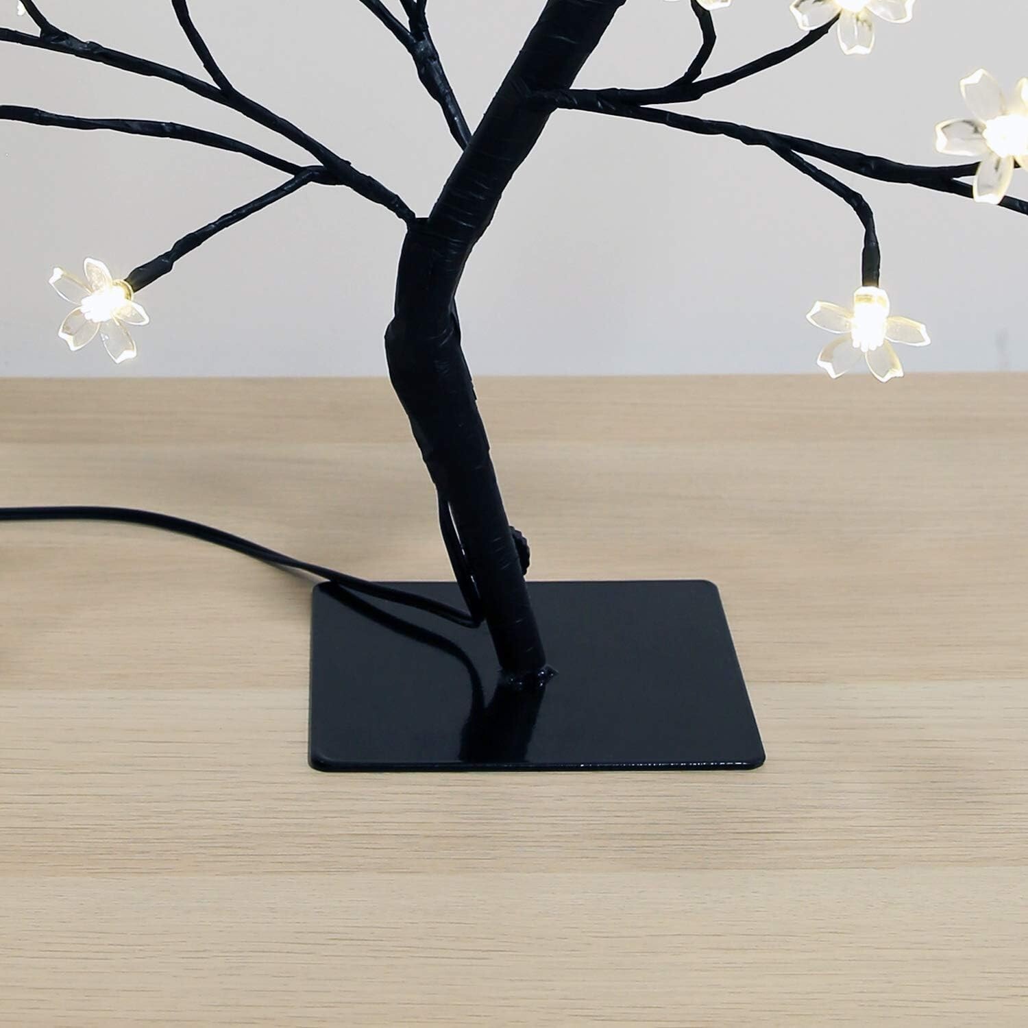 Cherry Blossom Bonsai Tree Light 20IN Tree Lamp with 40 LED Japanese Cherry B…