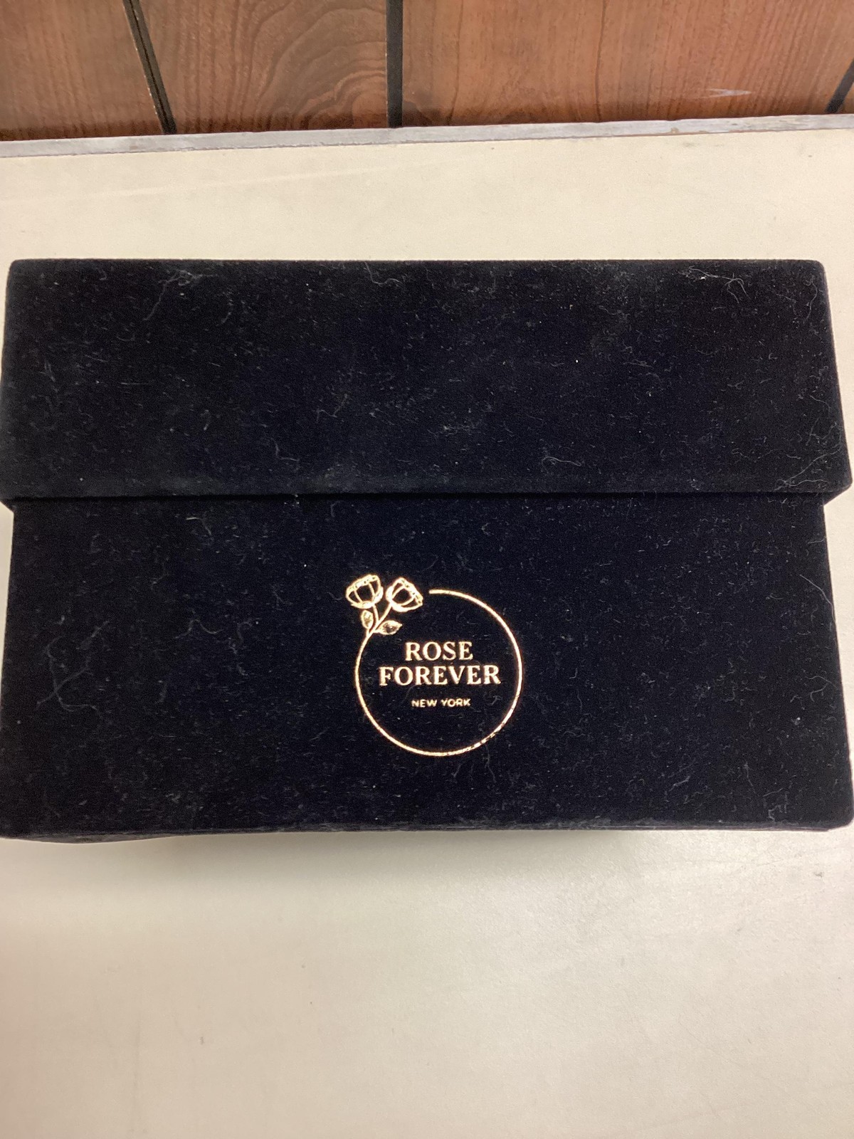 Rose Forever New York 9 Pink Roses Black Velvet Square Flower Box Display Decor