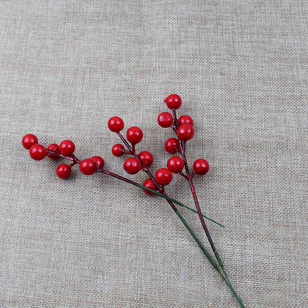 Artificial Berries Simple Design Wedding 20Pack 7.9×1.9×1.6in