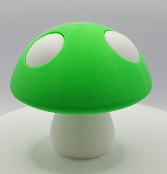 3d printed mushrooms – Set of four