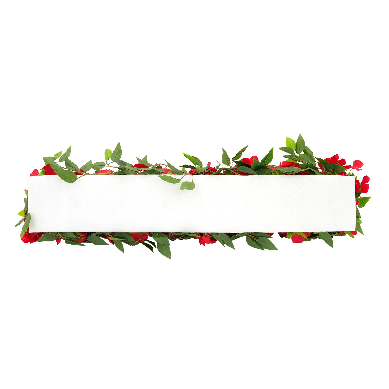 Artificial Flower Artificial Polyester Fibre Flowers Row 100*30cm for Home Decor