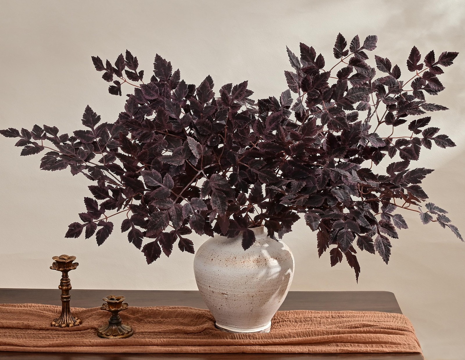 36″ Fall Stems for Vases, Artificial Cimicifuga Stems 3pcs