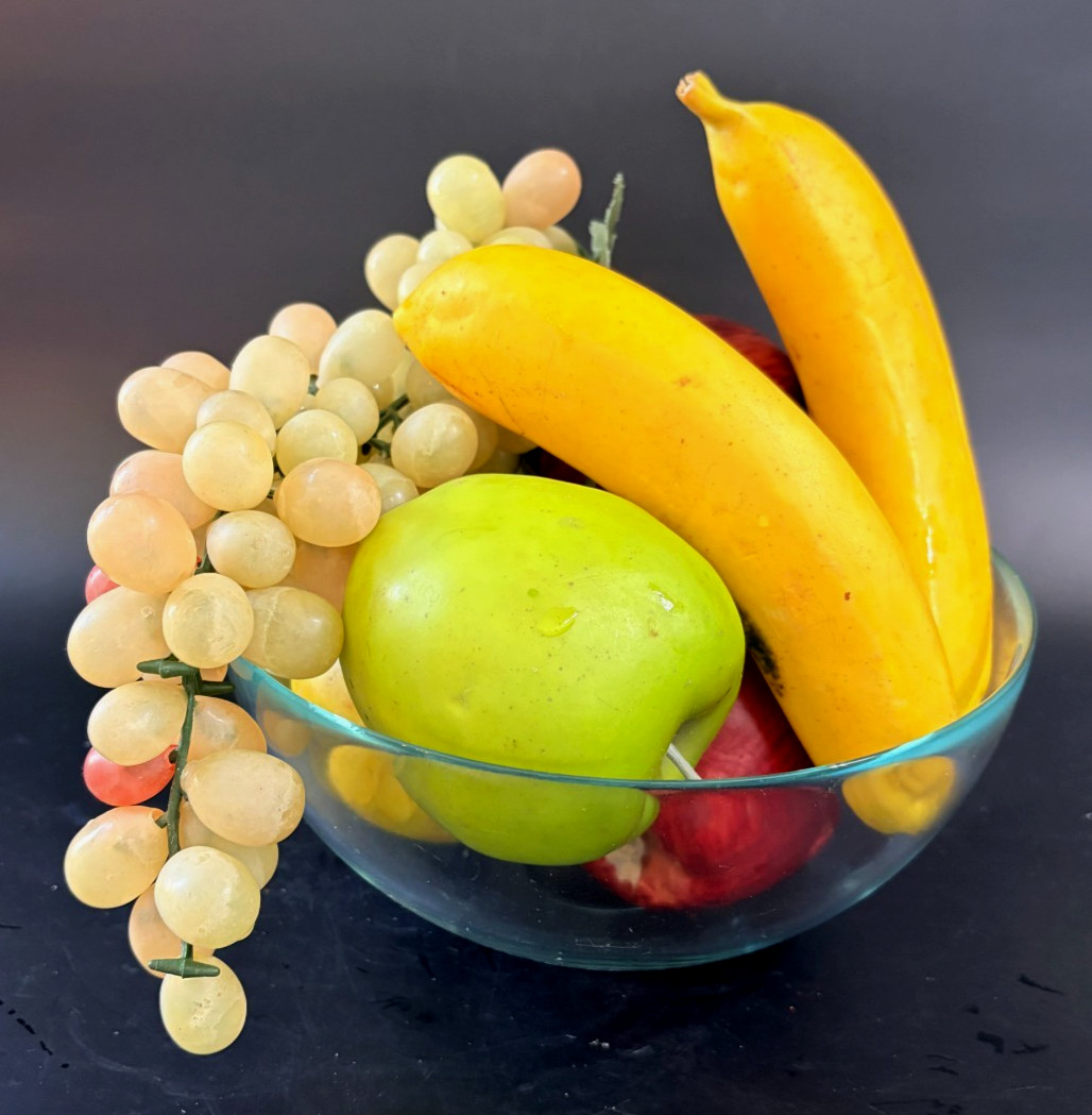 Modern Decorative Faux Fruit Set Realistic Kitchen Table Centerpiece Bowl Filler