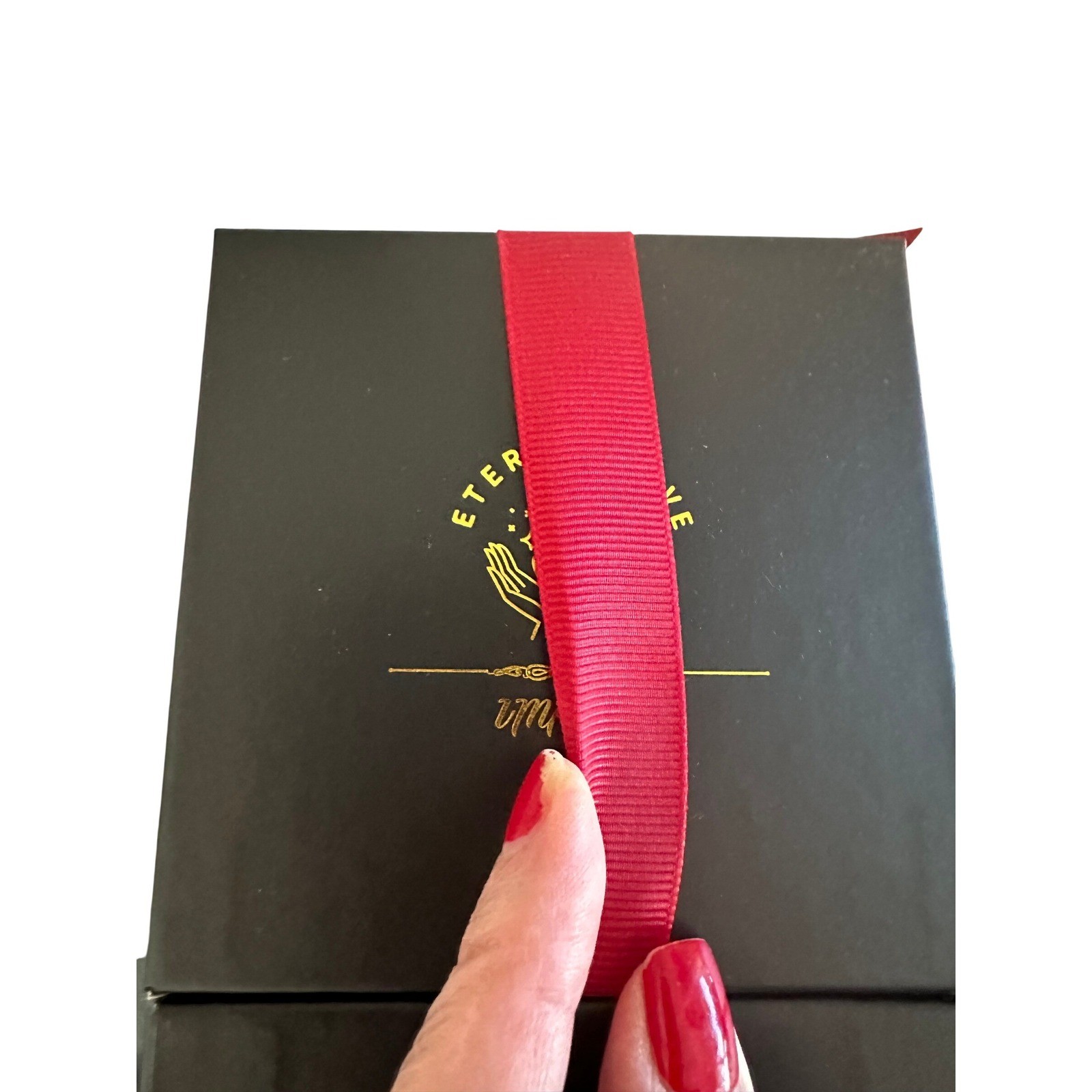 Eternal Rose Gift Box Preserved Red Roses Luxury Black Box Romantic Present