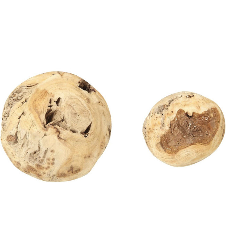 Ballard Designs Home Decor – Fir Root Orb Bowl Filler NEW