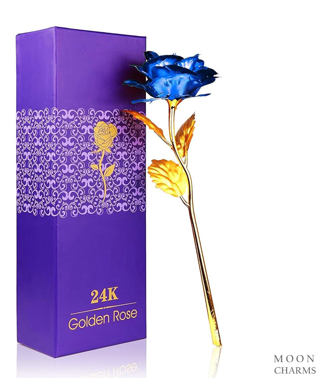 Luxury Gold Rose Flower 24K For Valentines Day Gifts Girlfriend Gift LOVE Her ❤️