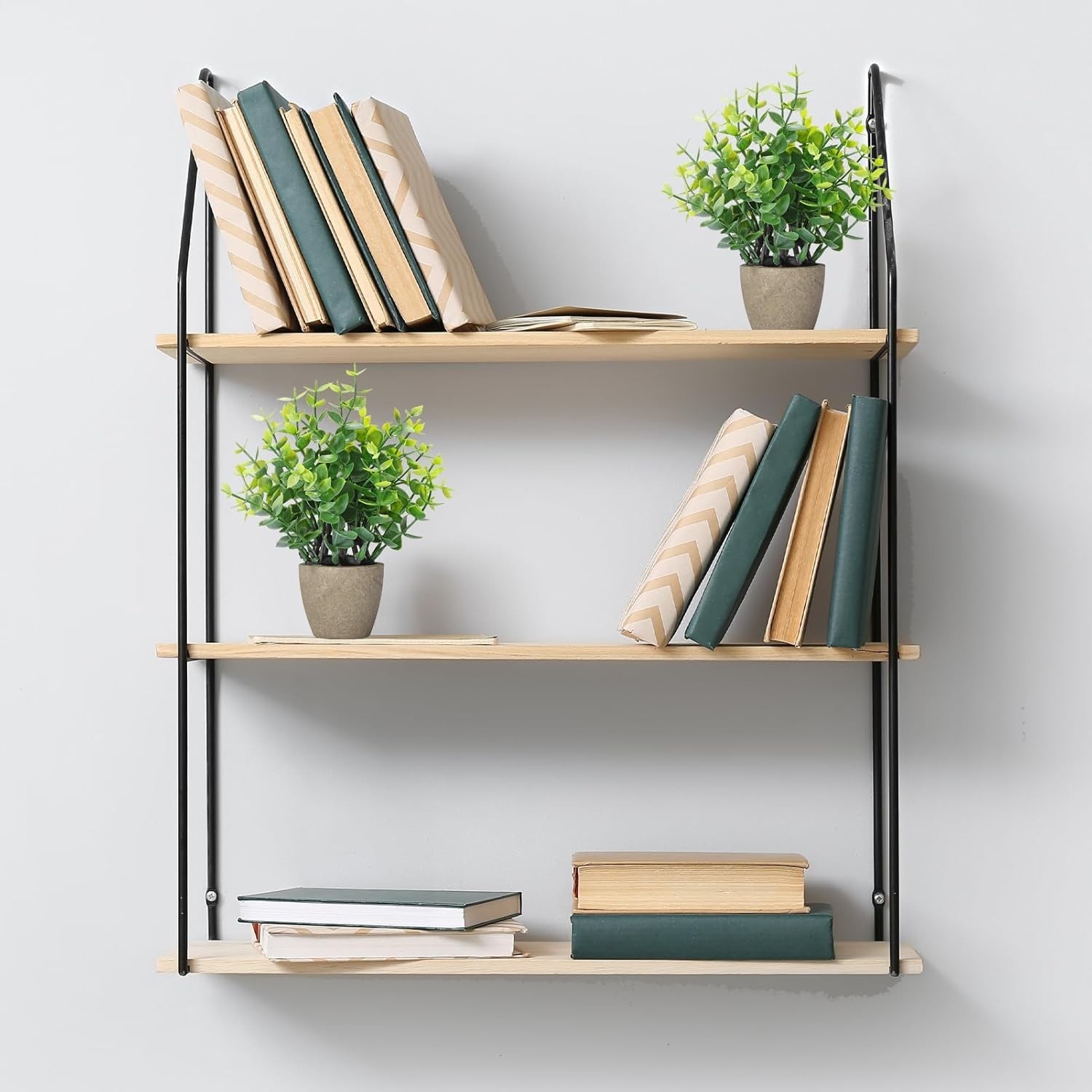 Chic 2 Pack of Mini Artificial Greenery Potted Eucalyptus for Office and Home
