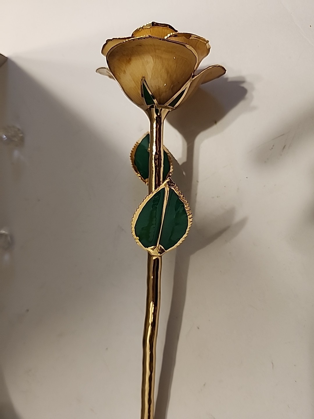 Gold Rose Artificial Flowers 24k Golden Dipped Rose