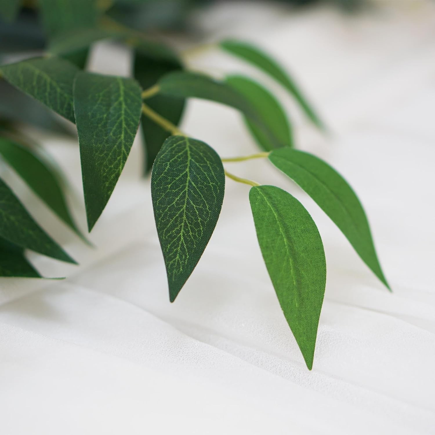 40pcs Italian Ruscus Greenery 68cm Artificial Greenery Stems Leaf Greenery
