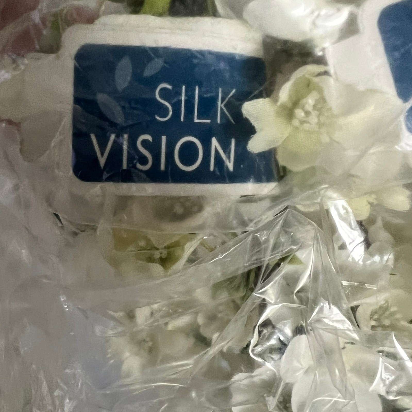 Silk Vision Cherry Blossom Stem Home Decor OS White Brand New Faux Floral