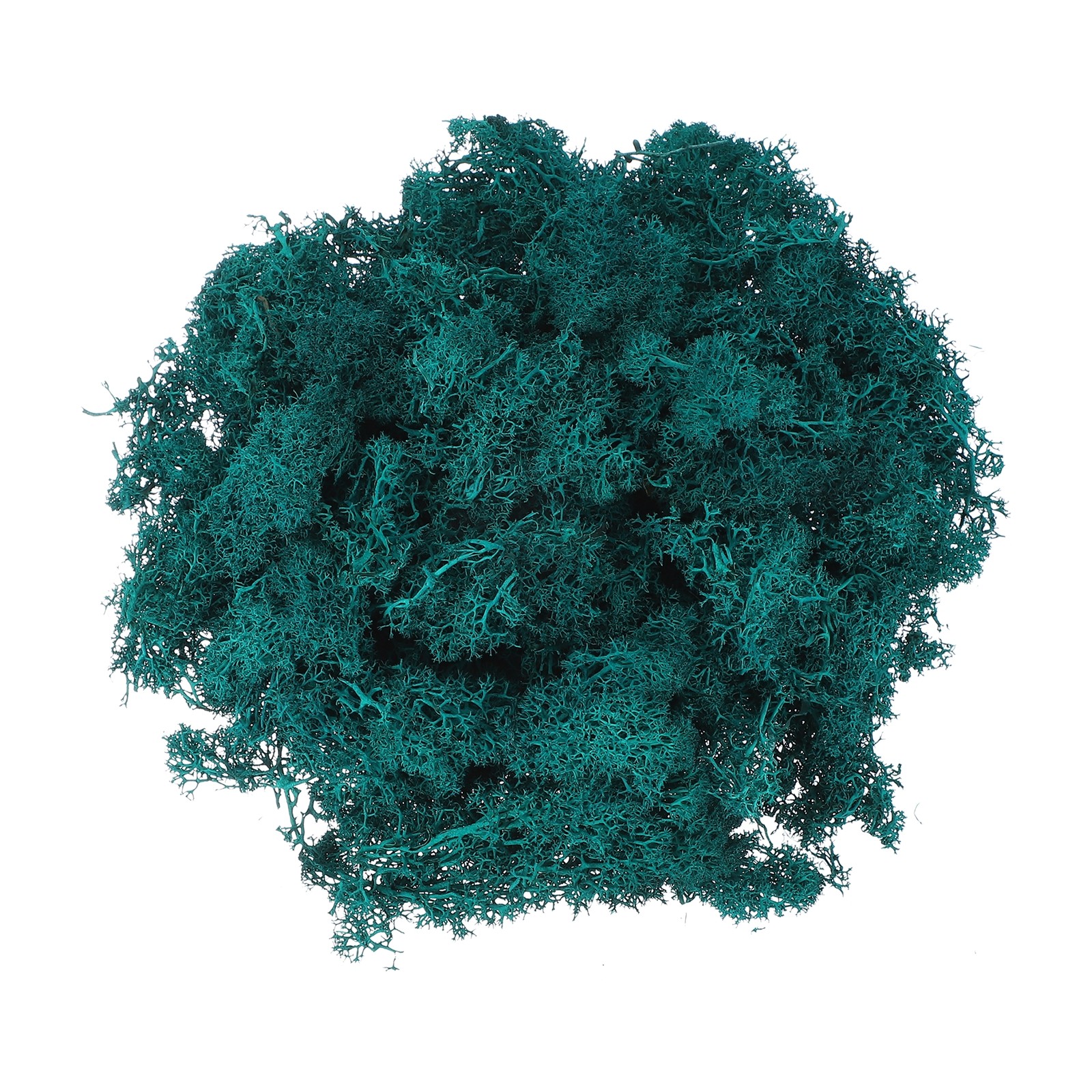 7oz Fake Preserved Reindeer Moss, Blue Green