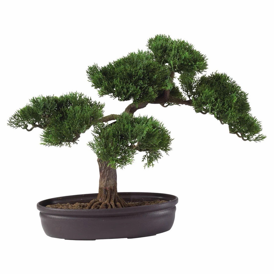 16” Artificial Cedar Bonsai Tree
