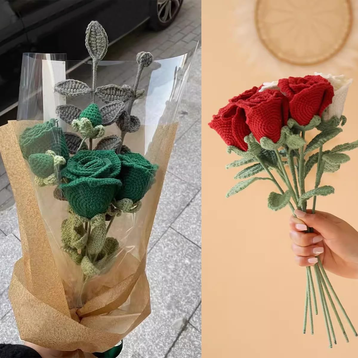 60 Pack Floral Wire Stems 2 Gauge 16 Inch Artificial Flower Stem Rods Green