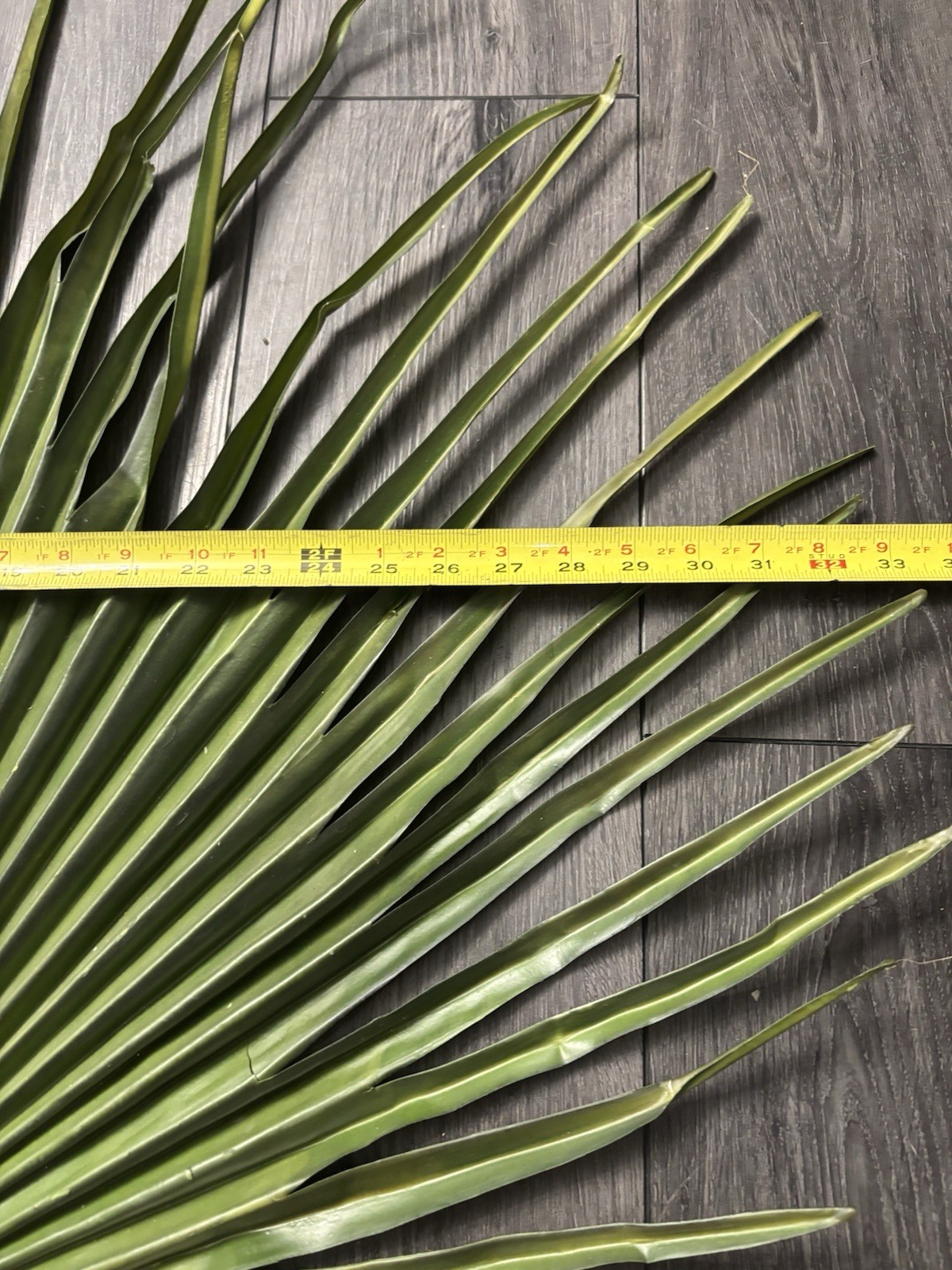 Large Fan Palm Leaf Stem 58” Tropical Boho Coastal Wedding Home Decor Prop