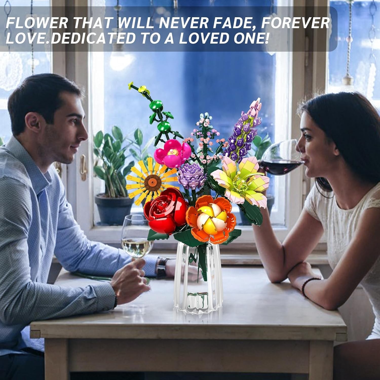 Adjustable Artificial Flower Building Kit – Perfect Gift for Floral Lovers