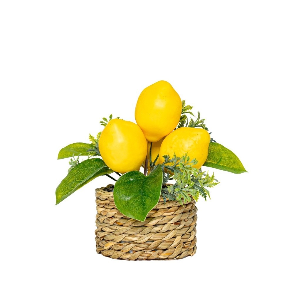 Artificial Lemon Tree FOR MINI Potted Plant Decor for Home Office Wedding