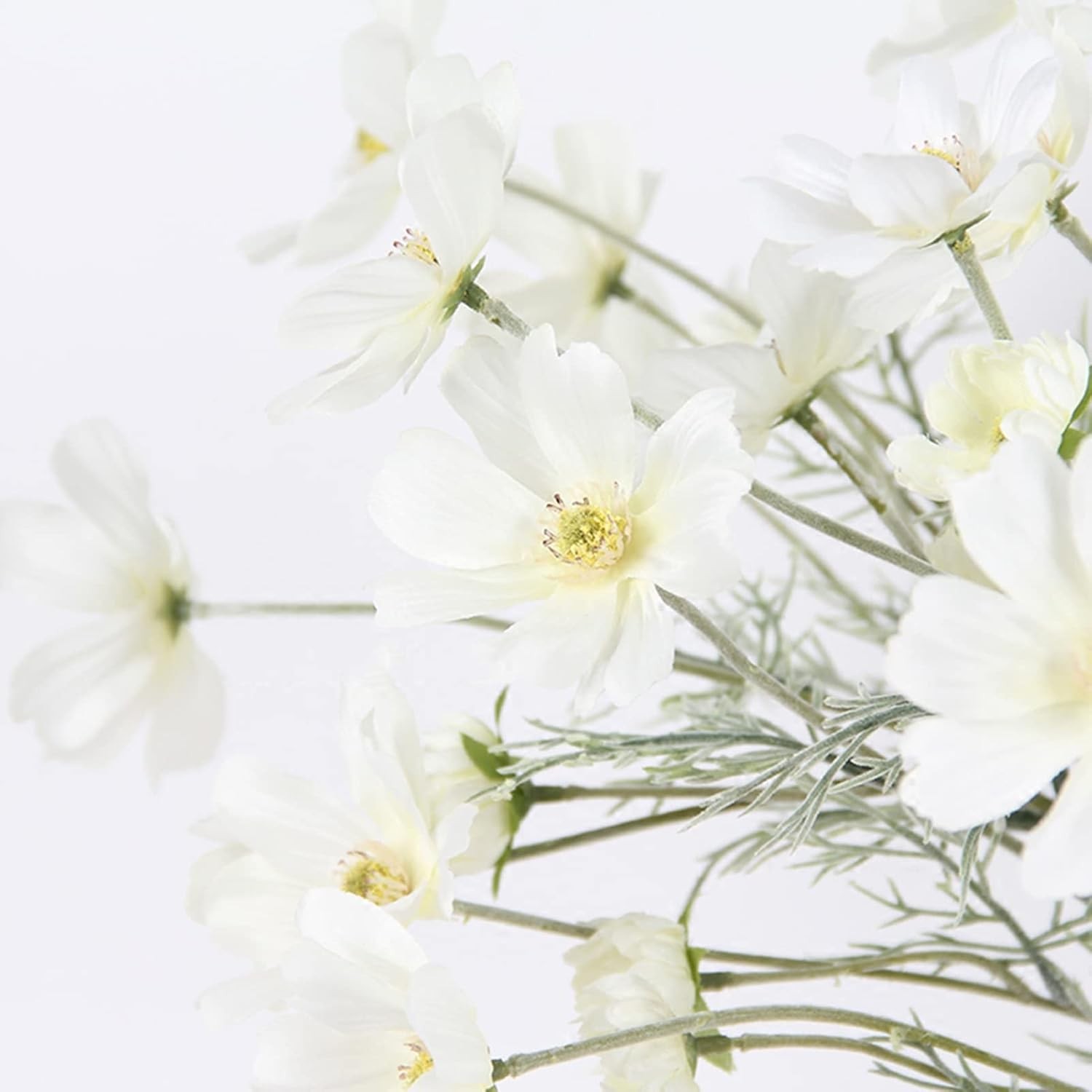 2 Pcs Artificial Fake Flowers Plants Cosmos Silk Flower Arrangements Wedding