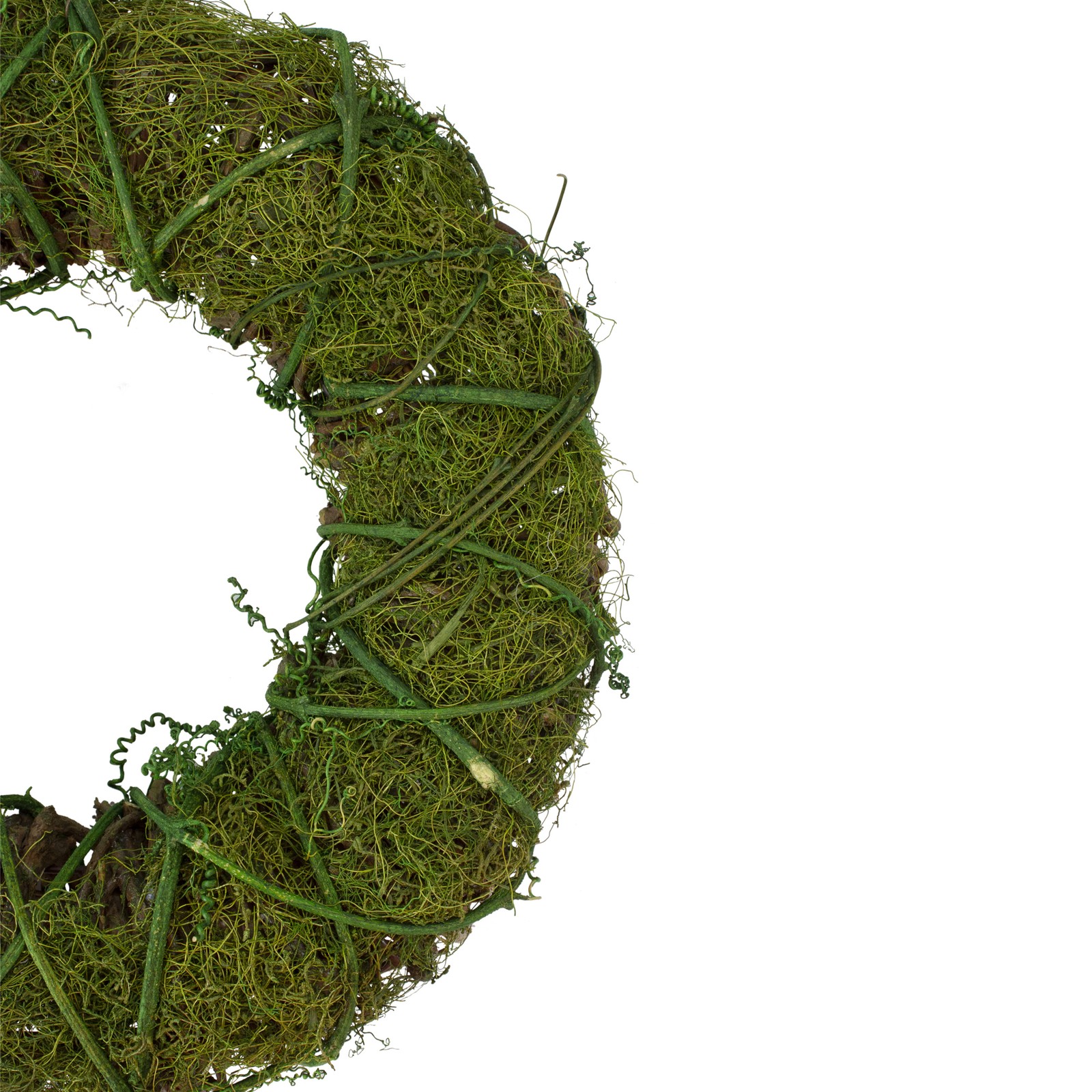 Northlight 12″ Green Moss and Vine Artificial Spring Wreath