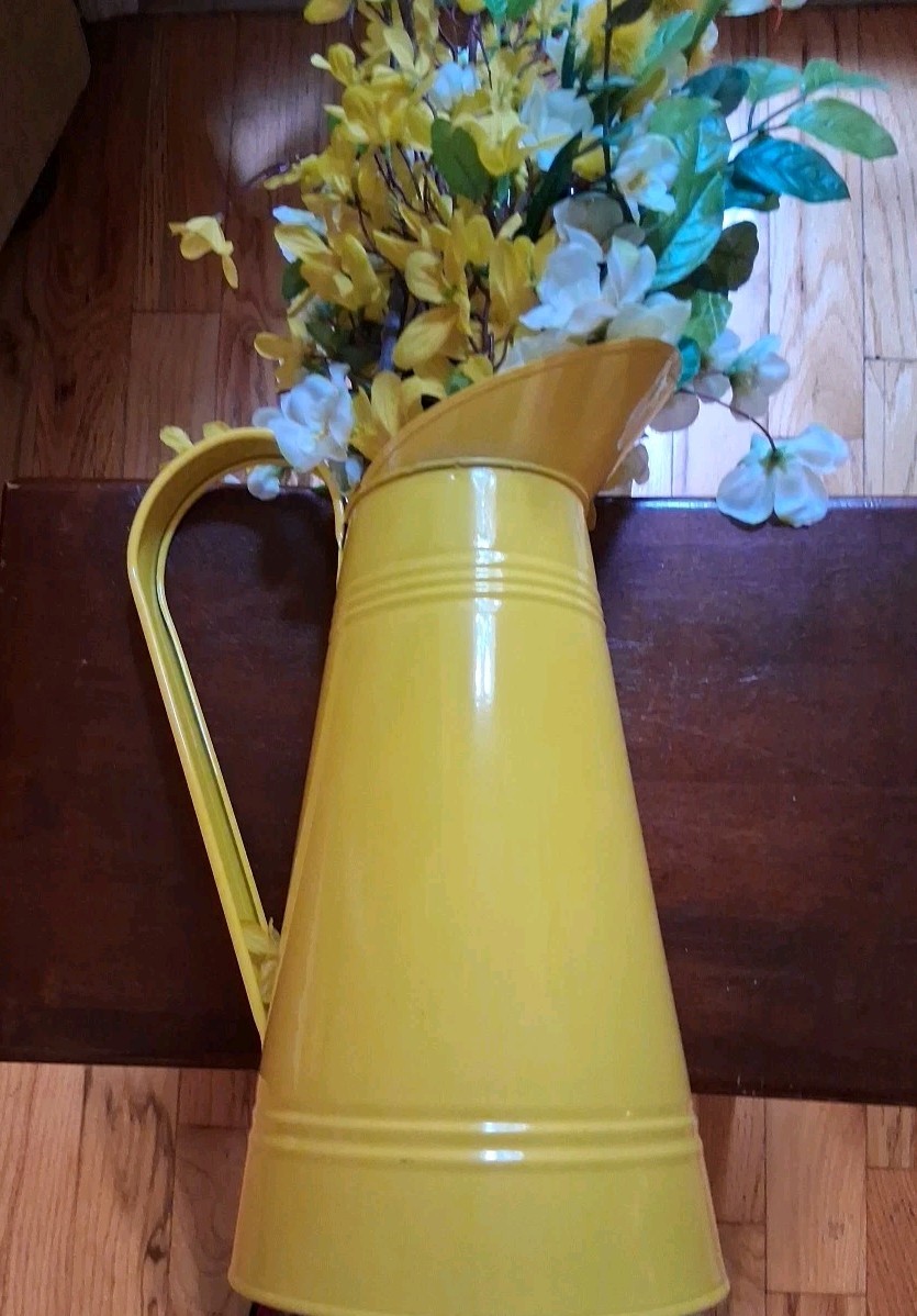 Wildflowers, in an Ashland Metal Picher 11”x5” Rustic, Artificial. 1 set of 2