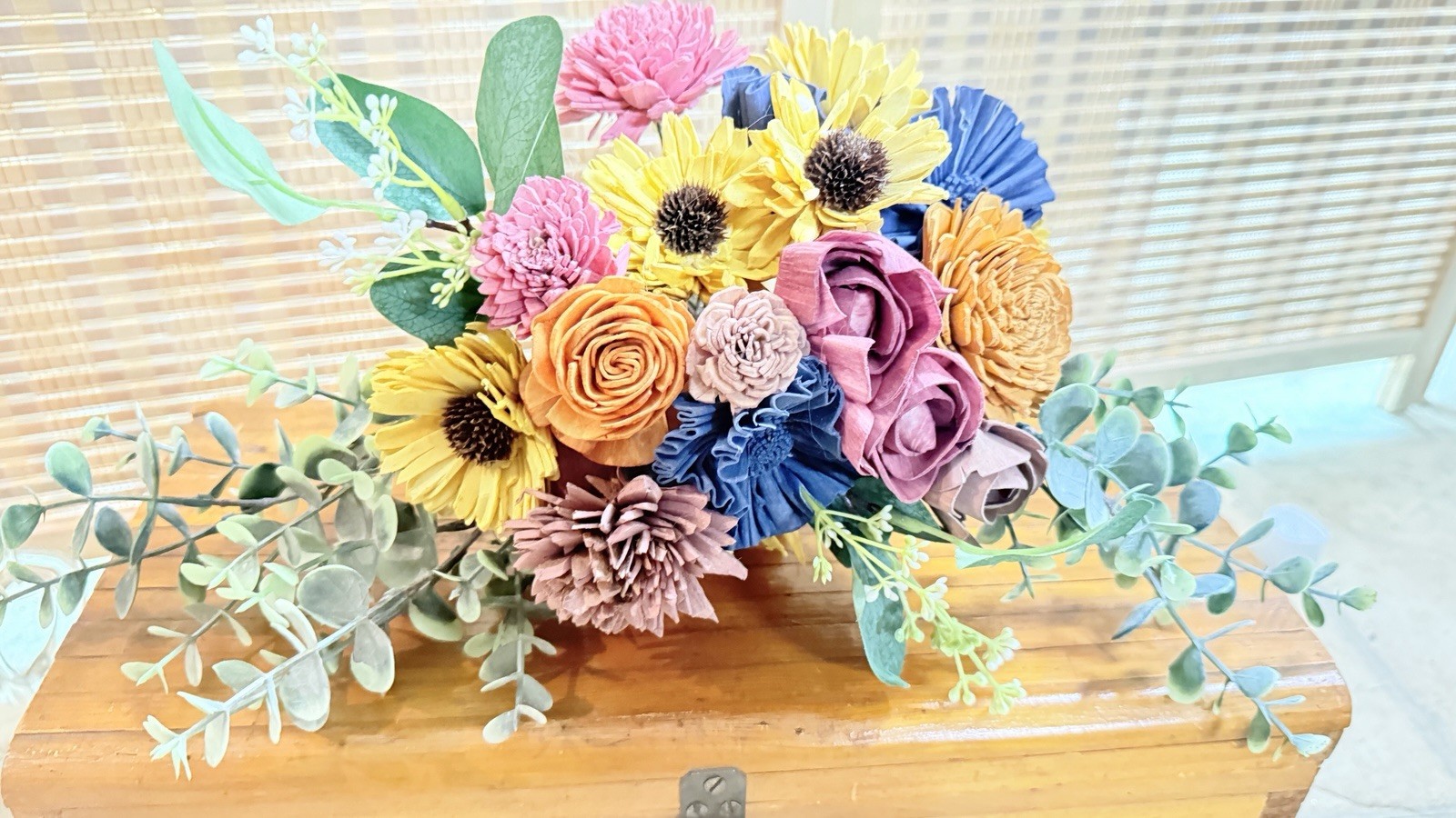 Craft Wood Flower bouquet, BEAUTIFUL