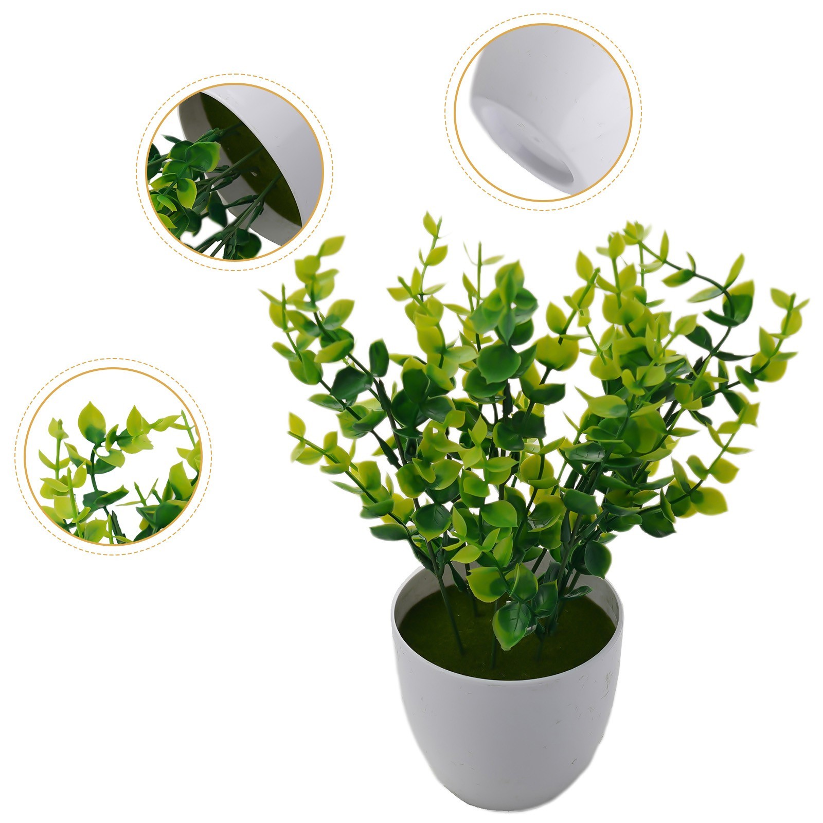 Artificial Fake Flowers Plants Bonsai In Pot Outdoor Home Party Garden Decor UK