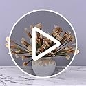 5pcs 17.5″ Artificial Carnivorous Pitcher Plant Fake Sarracenia for Vase Bouquet