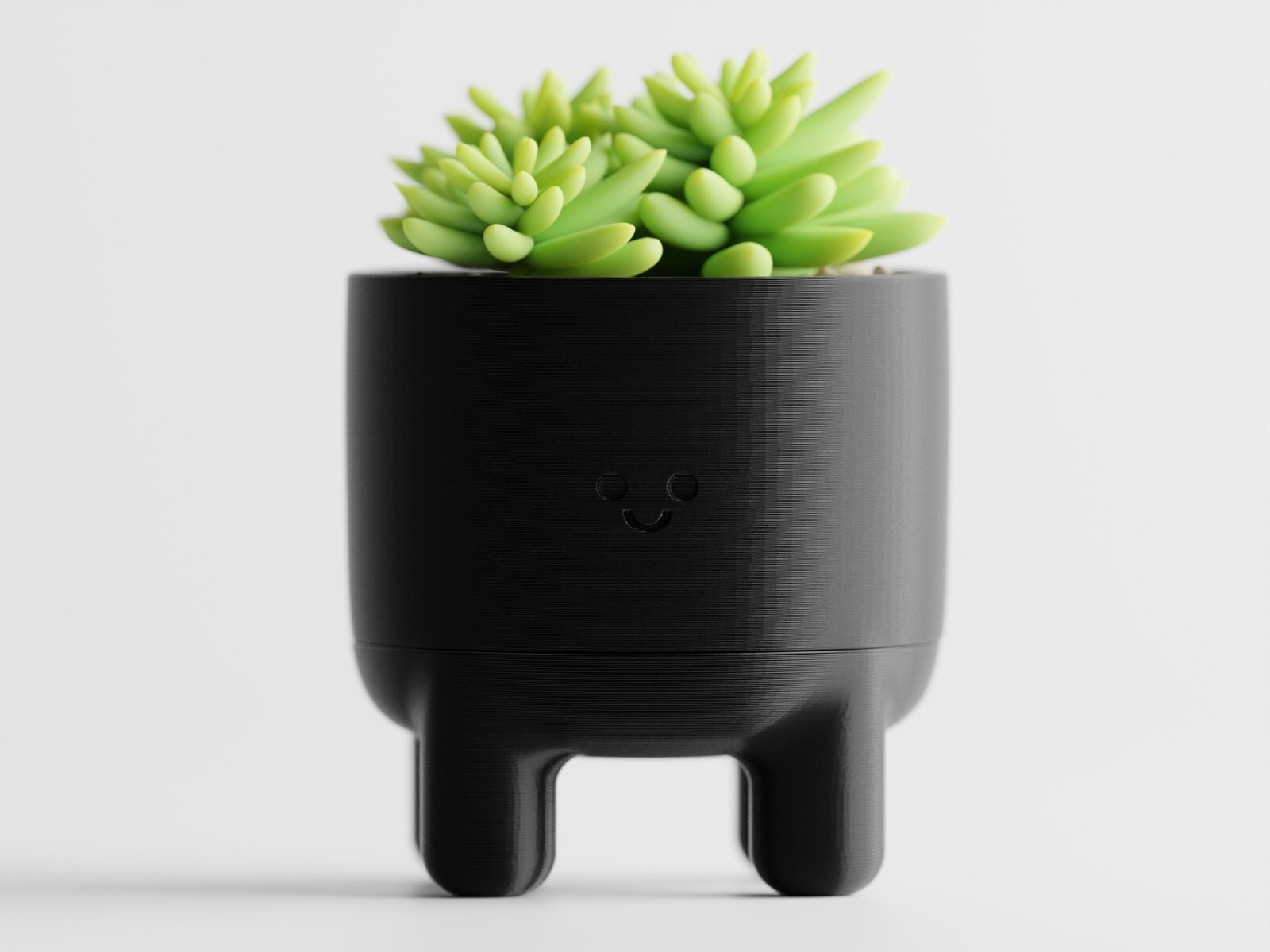 Smooth Planter Melo ———Black