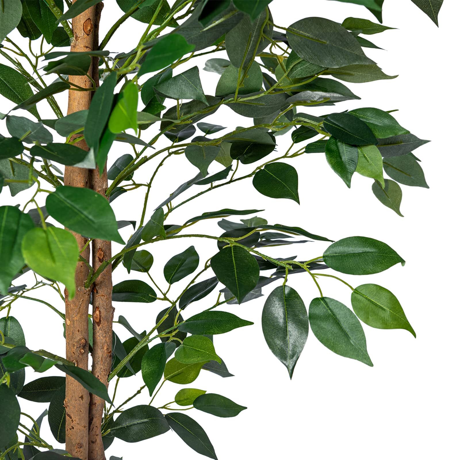 Artificial Fiddle Leaf Fig Tree, Faux Ficus Lyrata Floor Plants Fake Tropical Tr