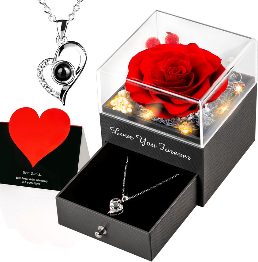 Preserved Real Roses – Anniversary, Mother’s Day, Valentine’s & Birthday Gifts f