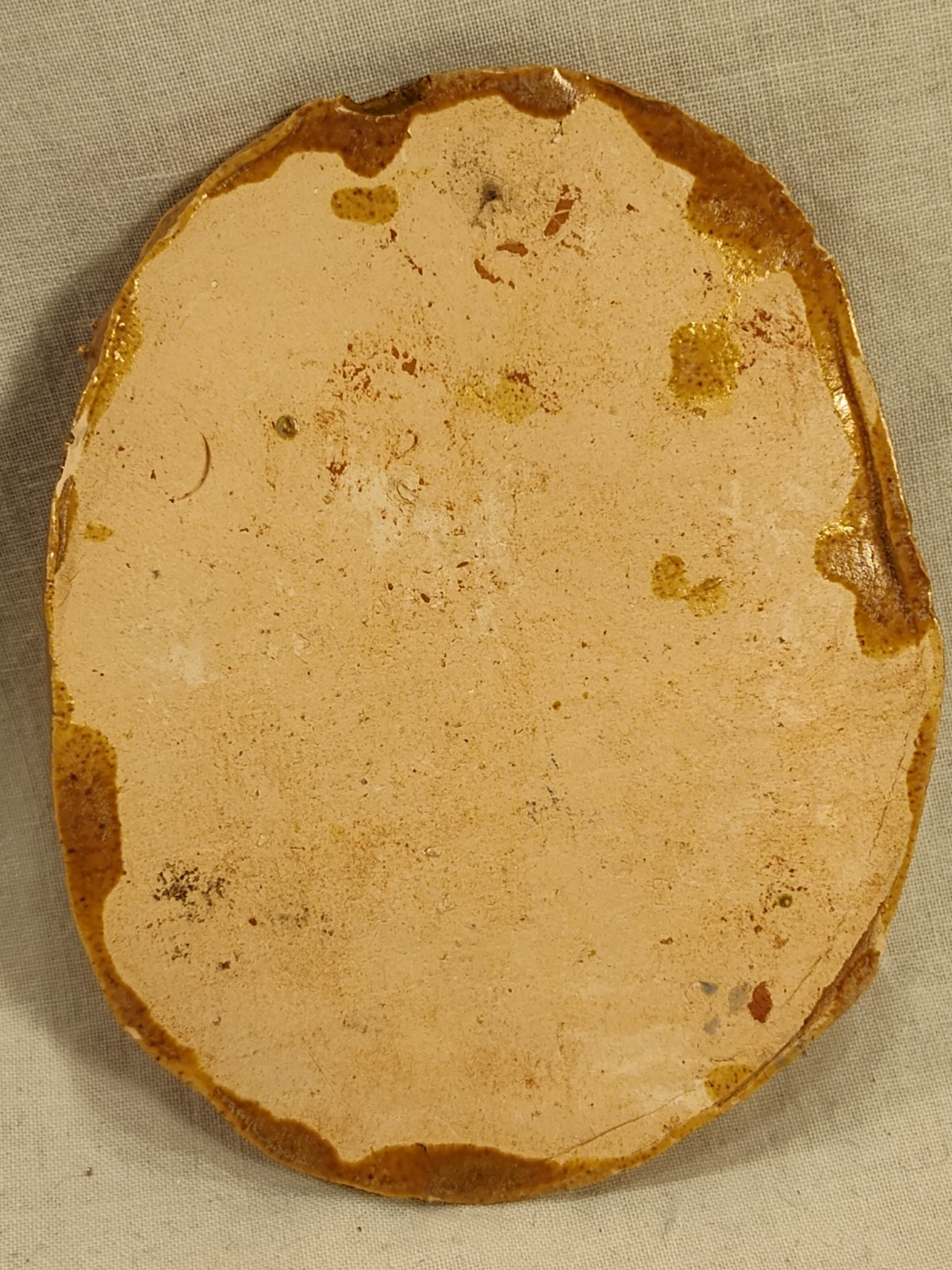 Hand Made Pottery Wall Pocket Brown Glaze For Dried Flowers