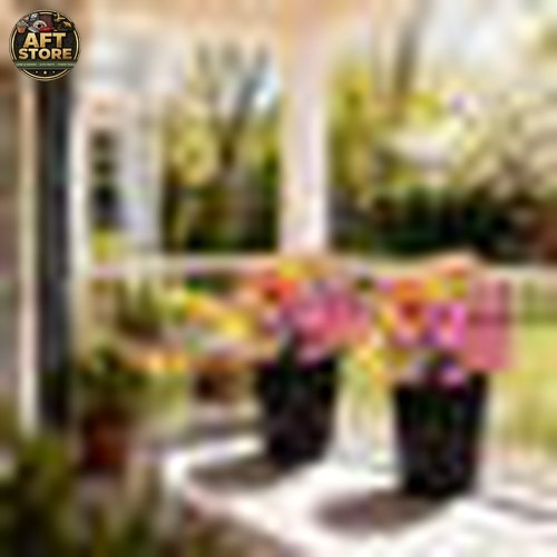 Vitalismo Artificial Violet Ball Topiary Trees – Set of 2