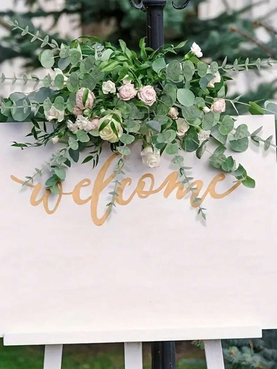 Artificial Eucalyptus Stems Faux Greenery Wedding Bouquet Home Decor Plant
