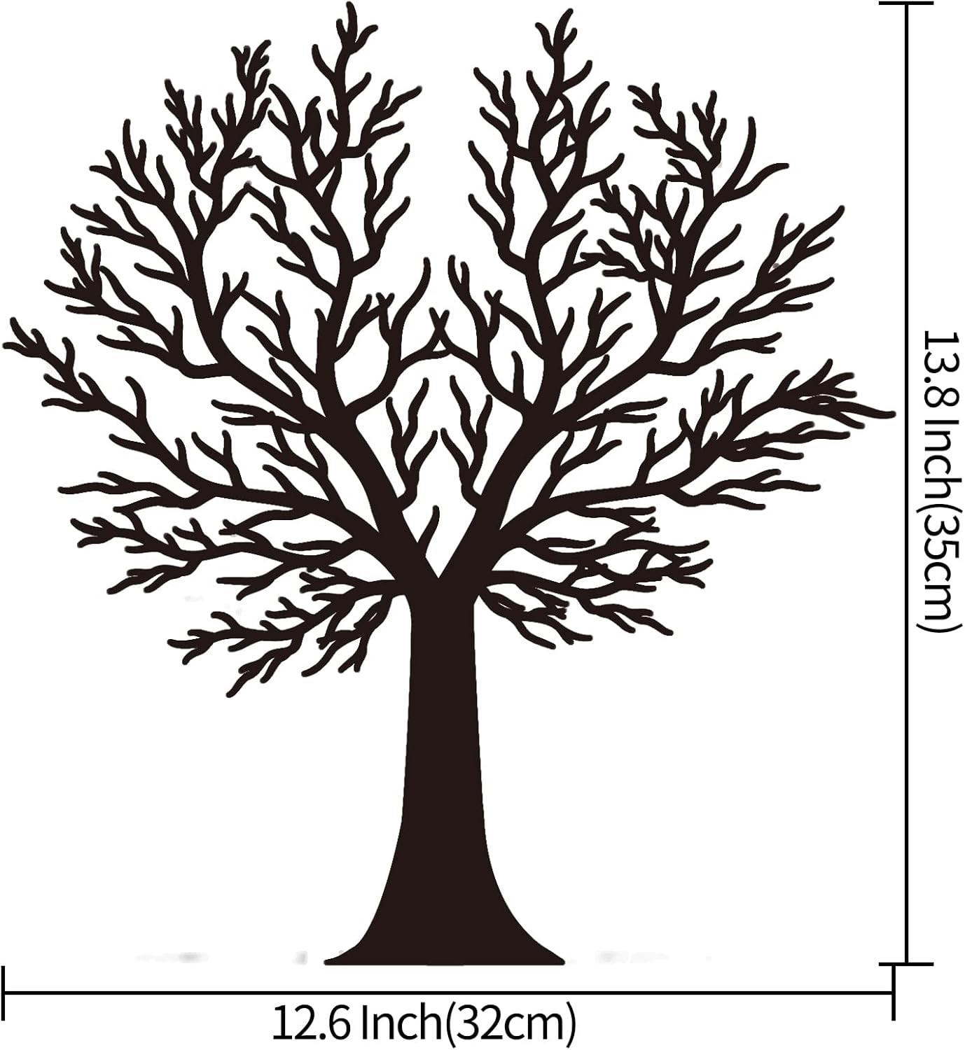 Wood Tree Crafts 3D Tree of Life Sign Ornament Natural Wood Artificial Table Tre