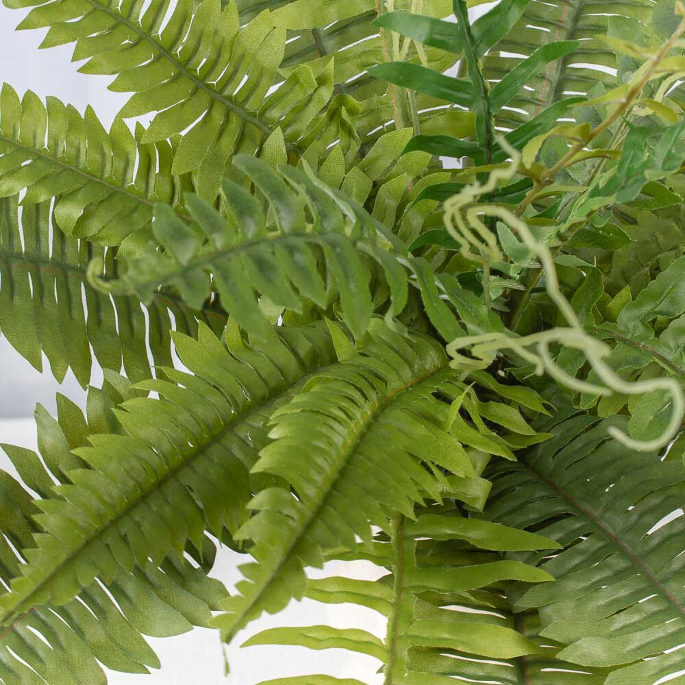 Package of 2 Artificial Boston Fern 19″ Tall Plants