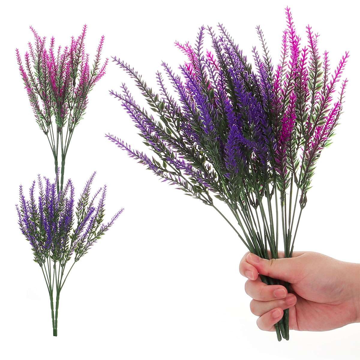 10 Bundles Artificial Flowers Fake Plants Vine Hanging Home Garden Wedding Decor