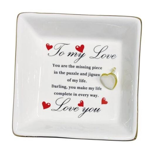 Valentines Day Gifts for Wife Girlfriend- You make my life complete in Love