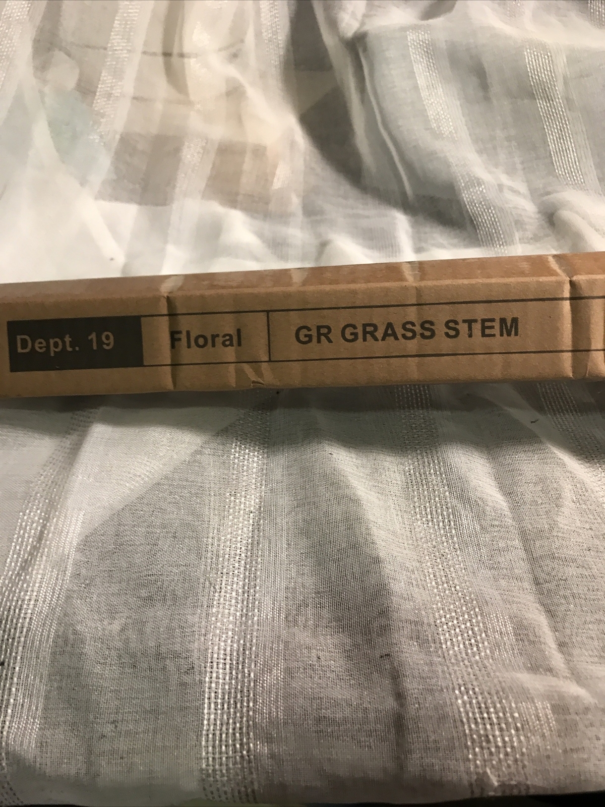 MAINSTAYS GR Grass Stems Decorative Faux Greenery Floral NEW 12 Stems Cream NWT