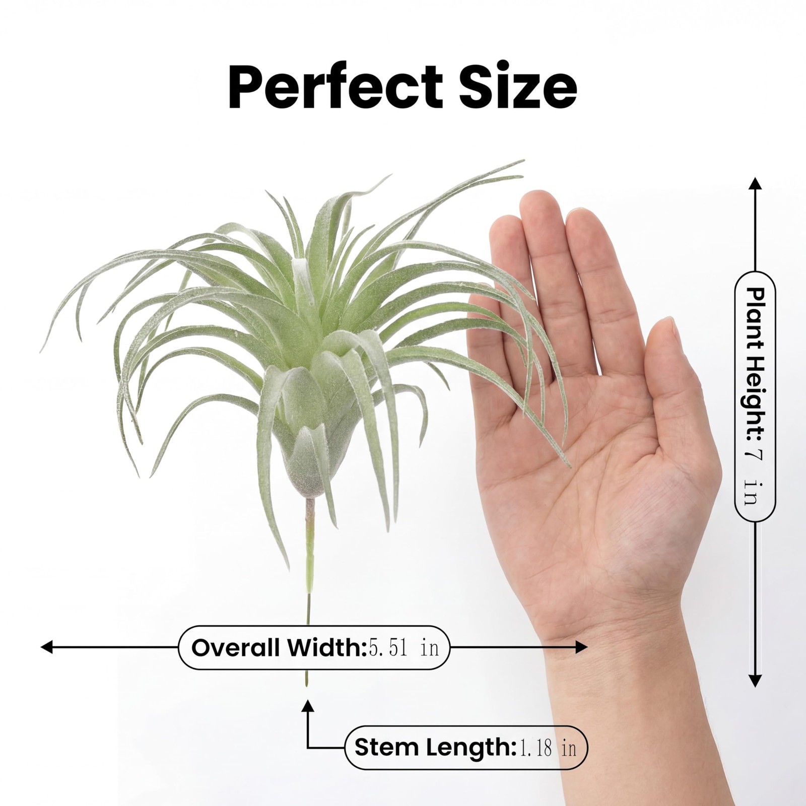 Artificial Plants & Greenery 2Pcs Faux Decor Set Ultra Realistic Artificial A…
