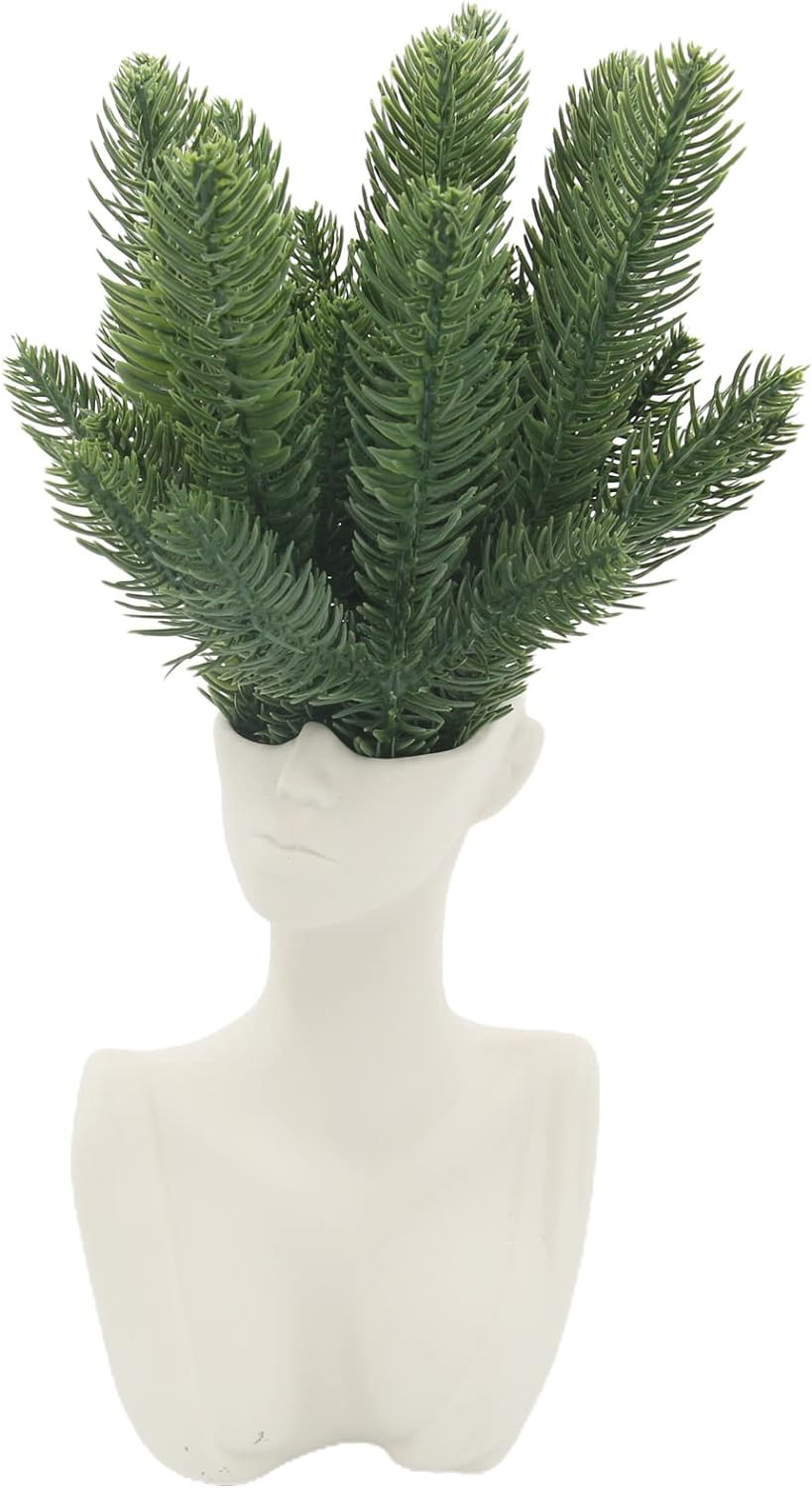 50 Pcs Artificial Pine Branches Green Plants Pine Needles DIY Accessories for Ga